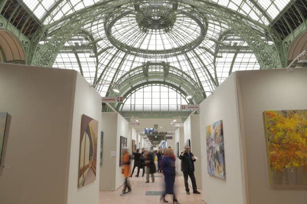 Art Capital 2026 at Grand Palais in Paris PARIS, FRANCE - FEBRUARY 13: Visitors attend Art Capital 2026 at the Grand Palais on February 13, 2026, in Paris, France. The annual art event brings together more than 3,000 artists from France and abroad, showcasing painting, sculpture, photography and other contemporary works. Mohamad Salaheldin Abdelg Alsayed Anadolu Paris France. Editorial use only. Please get in touch for any other usage.  Copyright: x2026xAnadoluxMohamadxSalaheldinxAbdelgxAlsayedx