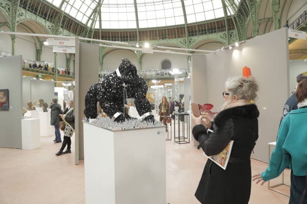 Art Capital 2026 at Grand Palais in Paris PARIS, FRANCE - FEBRUARY 13: Visitors attend Art Capital 2026 at the Grand Palais on February 13, 2026, in Paris, France. The annual art event brings together more than 3,000 artists from France and abroad, showcasing painting, sculpture, photography and other contemporary works. Mohamad Salaheldin Abdelg Alsayed Anadolu Paris France. Editorial use only. Please get in touch for any other usage.  Copyright: x2026xAnadoluxMohamadxSalaheldinxAbdelgxAlsayedx