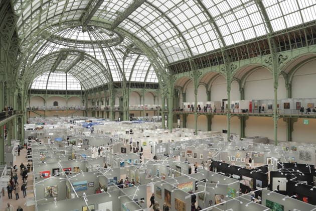 Art Capital 2026 at Grand Palais in Paris PARIS, FRANCE - FEBRUARY 13: Visitors attend Art Capital 2026 at the Grand Palais on February 13, 2026, in Paris, France. The annual art event brings together more than 3,000 artists from France and abroad, showcasing painting, sculpture, photography and other contemporary works. Mohamad Salaheldin Abdelg Alsayed Anadolu Paris France. Editorial use only. Please get in touch for any other usage.  Copyright: x2026xAnadoluxMohamadxSalaheldinxAbdelgxAlsayedx