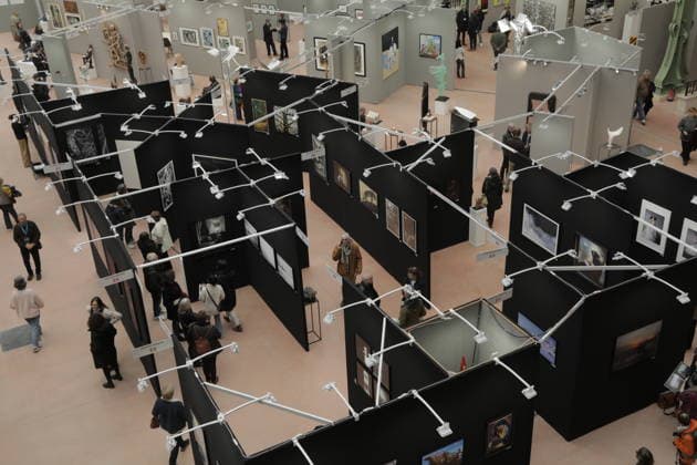Art Capital 2026 at Grand Palais in Paris PARIS, FRANCE - FEBRUARY 13: Visitors attend Art Capital 2026 at the Grand Palais on February 13, 2026, in Paris, France. The annual art event brings together more than 3,000 artists from France and abroad, showcasing painting, sculpture, photography and other contemporary works. Mohamad Salaheldin Abdelg Alsayed Anadolu Paris France. Editorial use only. Please get in touch for any other usage.  Copyright: x2026xAnadoluxMohamadxSalaheldinxAbdelgxAlsayedx