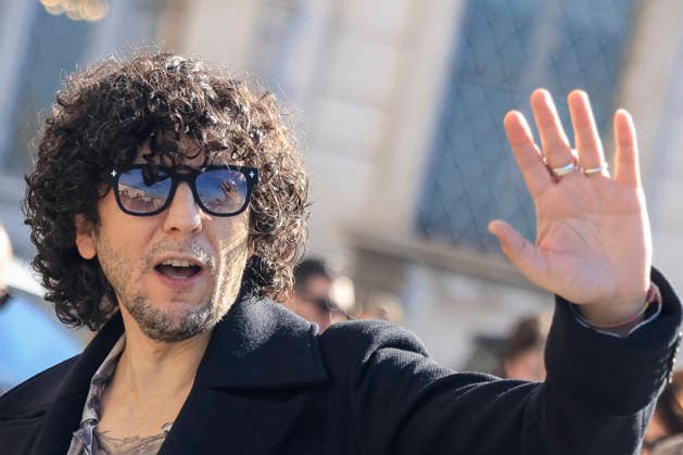 February 13, 2026, Rome, Rome, ITALY: February 13, 2026, Rome. The artists of the 66th Sanremo Festival at the Quirinale Palace to meet the President of the Republic. Pictured: Ermal Meta. Rome ITALY  - ZUMAa289 20260213_zia_a289_075 Copyright: xRichardxDexLucax