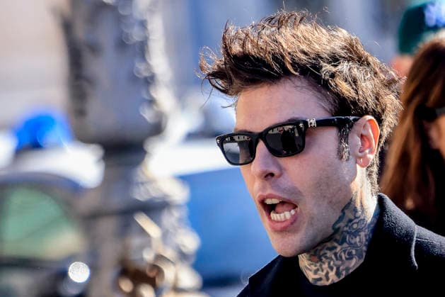 February 13, 2026, Rome, Rome, ITALY: February 13, 2026, Rome. The artists of the 66th Sanremo Music Festival at the Quirinale Palace to meet the President of the Republic. Pictured: Fedez. Rome ITALY  - ZUMAa289 20260213_zia_a289_079 Copyright: xRichardxDexLucax