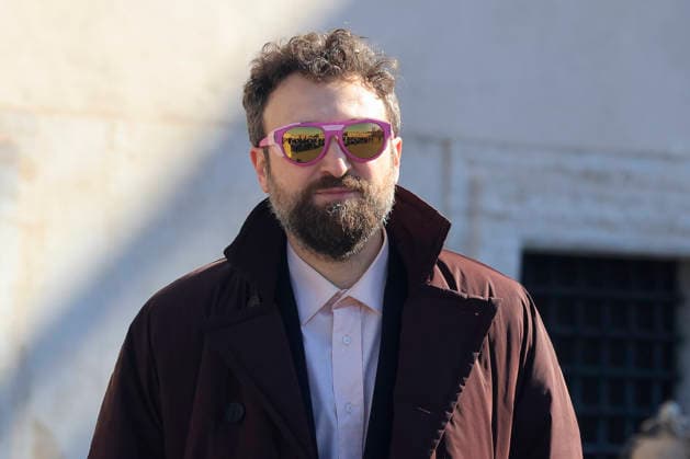 February 13, 2026, Rome, Rome, ITALY: February 13, 2026, Rome. The artists of the 66th Sanremo Festival at the Quirinale Palace to meet the President of the Republic. Pictured is Dargen D Amico. Rome ITALY  - ZUMAa289 20260213_zia_a289_114 Copyright: xRichardxDexLucax