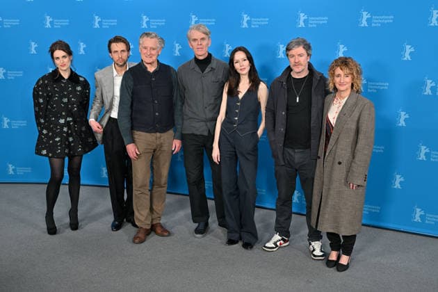 76th Berlin Film Festival Photocall Everybody Digs Bill Evans Katie McGrath, Anders Danielsen Lie, Bill Pullman, Grant Gee, Valene Kane, Barry Ward, Tracy Tuttle attending a photocall for the movie Everybody Digs Bill Evans during 76th Berlin International Film Festival in Berlin, Germany on 13 February 2026. Photo by Julien Reynaud APS-Medias ABACAPRESS.COM Berlin  Copyright: xReynaudxJulien APS-Medias ABACAx