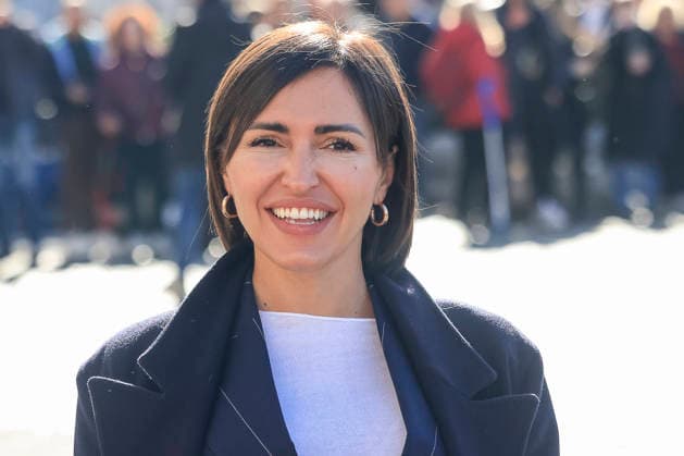 February 13, 2026, Rome, Rome, ITALY: February 13, 2026, Rome. The artists of the 66th Sanremo Festival at the Quirinale Palace to meet the President of the Republic. Pictured: Serena Brancale. Rome ITALY  - ZUMAa289 20260213_zia_a289_099 Copyright: xRichardxDexLucax