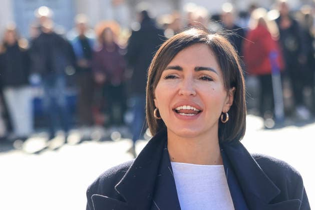 February 13, 2026, Rome, Rome, ITALY: February 13, 2026, Rome. The artists of the 66th Sanremo Festival at the Quirinale Palace to meet the President of the Republic. Pictured: Serena Brancale. Rome ITALY  - ZUMAa289 20260213_zia_a289_100 Copyright: xRichardxDexLucax
