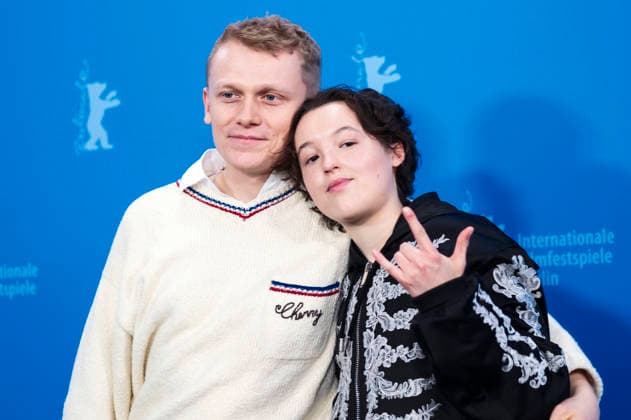 George Jaques und Bella Ramsey beim Photocall zum Kinofilm Sunny Dancer auf der Berlinale 2026 76. Internationale Filmfestspiele Berlin im Hotel Grand Hyatt. Berlin, 13.02.2026