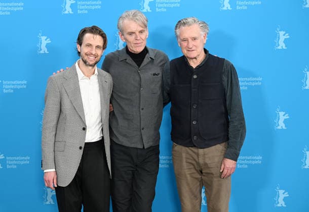 Everybody Digs Bill Evans photocall at the 76th Berlinale International Film Festival Featuring: Anders Danielsen Lie, British film director Grant Gee, and Bill Pullman Where: Berlin, Germany When: 13 Feb 2026 Credit: Cover Images EDITORIAL USE ONLY. NOT FOR USE BY NEWSPAPERS BASED IN THE UK. Copyright: xx coverimg55464073
