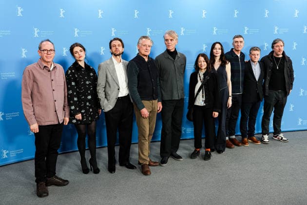 Berlin Berlinale, 76. internationale Filmfestspiele Berlin 2026 Photo Call EVERYBODY DIGS BILL EVANS 2 v Links KATIE MCGRATH (Schauspieler Actor) Anders Danielsen Lie (Schauspieler Actor) Bill Pullman (Schauspieler Actor) Grant Gee (Regisseur Director) Janine Marmot (Produzentin Producer) Valene Kane (Schauspielerin Actor) Mark O™Halloran (Drehbuchautor Screenwriter) Alan Maher (Produzent Producer) Barry Ward (Schauspieler Actor) Berlinale, 76. internationale Filmfestspiele Berlin 2026, 13.02.2026 -Pressefoto Roger Buerke Copyright: xEibner-Pressefoto RogerxBuerkex EP_RBE