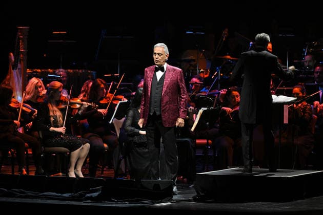 HOLLYWOOD FL - FEBRUARY 12: Andrea Bocelli performs during the Romanza 30th Anniversary World Tour at Hard Rock Live held at the Seminole Hard Rock Hotel & Casino on February 12, 2026 in Hollywood, Florida. Copyright: xmpi04x