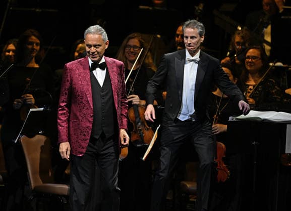 HOLLYWOOD FL - FEBRUARY 12: Andrea Bocelli performs during the Romanza 30th Anniversary World Tour at Hard Rock Live held at the Seminole Hard Rock Hotel & Casino on February 12, 2026 in Hollywood, Florida. Copyright: xmpi04x