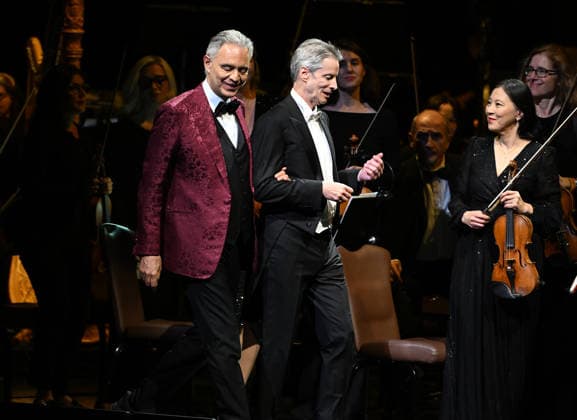 HOLLYWOOD FL - FEBRUARY 12: Andrea Bocelli performs during the Romanza 30th Anniversary World Tour at Hard Rock Live held at the Seminole Hard Rock Hotel & Casino on February 12, 2026 in Hollywood, Florida. Copyright: xmpi04x