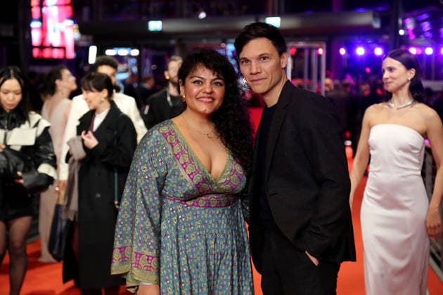 February 12, 2026, Berlin, Germany: Sebastian Urzendowsky und Sara Fazilat pose on the red carpet at the opening ceremony of the 76th Berlin International Film Festival (Berlinale), which is Europe s first major film festival of the year, in Berlin. The festival runs from February 12 to 22, 2026. Berlin Germany - ZUMAf146 20260212_zip_f146_203 Copyright: xRouzbehxFouladix