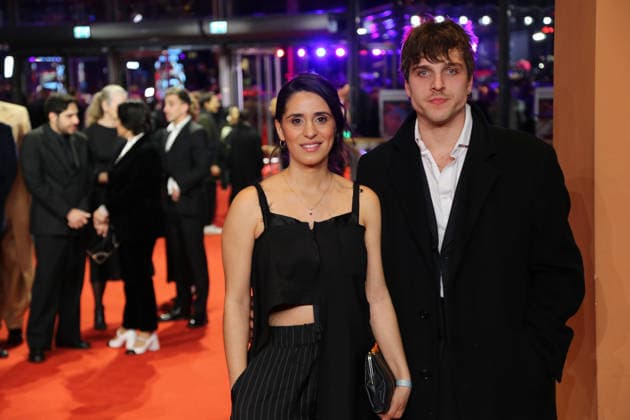 February 12, 2026, Berlin, Germany: Maryam Zaree und Jonas Dassler pose on the red carpet at the opening ceremony of the 76th Berlin International Film Festival (Berlinale), which is Europe s first major film festival of the year, in Berlin. The festival runs from February 12 to 22, 2026. Berlin Germany - ZUMAf146 20260212_zip_f146_209 Copyright: xRouzbehxFouladix