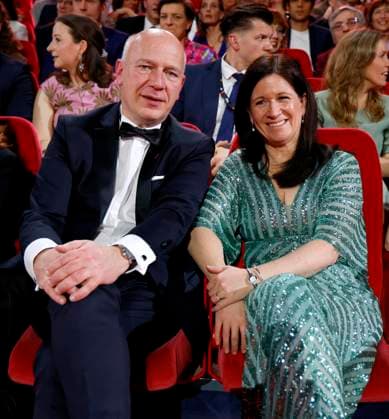 Kai Wegener, Katharina Günther-Wünsch bei der Eröffnung der 75. Internationalen Filmfestspiele Berlin im Berlinale Palast am Potsdamer Platz