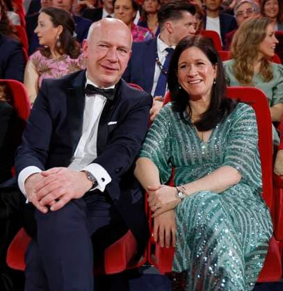 Kai Wegener, Katharina Günther-Wünsch bei der Eröffnung der 75. Internationalen Filmfestspiele Berlin im Berlinale Palast am Potsdamer Platz