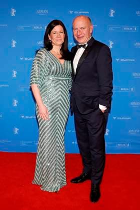 Katharina Guenther-Wuensch und Kai Wegner bei der Eroeffnung der 76. Berlinale Internationale Filmfestspiele mit der - No Good Men- Film Premiere am 12.02.2026 im Berlinale Palast Berlin.