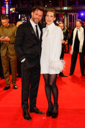 Uli Hanisch und Bibiana Beglau bei der Eroeffnung der 76. Berlinale Internationale Filmfestspiele mit der - No Good Men- Film Premiere am 12.02.2026 im Berlinale Palast Berlin.