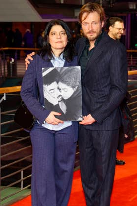 Jasmin Tabatabai, Andreas Pietschmann bei der Eröffnung der 75. Internationalen Filmfestspiele Berlin im Berlinale Palast am Potsdamer Platz