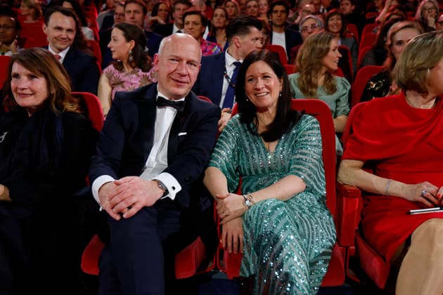 Kai Wegener, Katharina Günther-Wünsch bei der Eröffnung der 75. Internationalen Filmfestspiele Berlin im Berlinale Palast am Potsdamer Platz