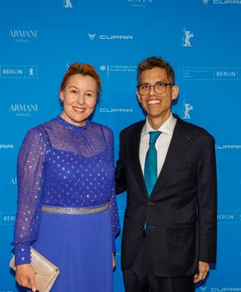 Franziska Giffey, S.E. Francisco Quiroga ( Botschafter von Mexiko) bei der Eroeffnung der 76. Berlinale Internationale Filmfestspiele mit der - No Good Men- Film Premiere am 12.02.2026 im Berlinale Palast Berlin.