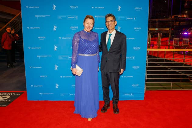 Franziska Giffey, S.E. Francisco Quiroga ( Botschafter von Mexiko) bei der Eroeffnung der 76. Berlinale Internationale Filmfestspiele mit der - No Good Men- Film Premiere am 12.02.2026 im Berlinale Palast Berlin.