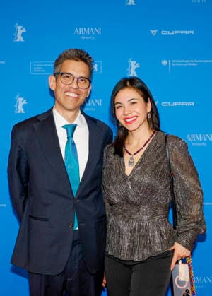 S.E. Francisco Quiroga ( Botschafter von Mexiko) mit Ehefrau Cipactli Camero CortÃ s bei der Eroeffnung der 76. Berlinale Internationale Filmfestspiele mit der - No Good Men- Film Premiere am 12.02.2026 im Berlinale Palast Berlin.
