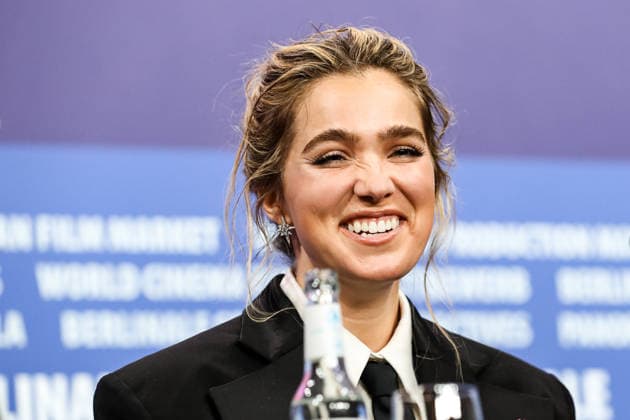 Berlin Berlinale, 76. internationale Filmfestspiele Berlin 2026 Pressekonferenz GOOD LUCK, HAVE FUN, DON™T DIE Haley Lu Richardson (Schaupielerin Actor) Berlinale, 76. internationale Filmfestspiele Berlin 2026, 13.02.2026 -Pressefoto Roger Buerke Copyright: xEibner-Pressefoto RogerxBuerkex EP_RBE
