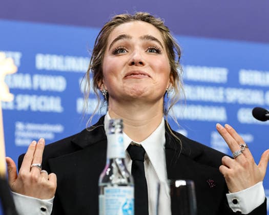 Berlin Berlinale, 76. internationale Filmfestspiele Berlin 2026 Pressekonferenz GOOD LUCK, HAVE FUN, DON™T DIE Haley Lu Richardson (Schaupielerin Actor) Berlinale, 76. internationale Filmfestspiele Berlin 2026, 13.02.2026 -Pressefoto Roger Buerke Copyright: xEibner-Pressefoto RogerxBuerkex EP_RBE