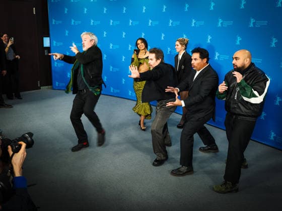 Photocall for Good Luck, Have Fun, Don™t Die , Grand Hyatt Berlin, Berlin, Germany Gore Verbinski, Zazie Beetz, Haley Lu Richardson, Sam Rockwell, Michael Pena and Asim Chaudhry act out martial arts moves in front of the photographers at the Photocall for Good Luck, Have Fun, Don™t Die during Berlinale (Berlin Film Festival) at Grand Hyatt Berlin, Berlin, , Germany on 13 February 2026., Credit:Julie Edwards Avalon Copyright: xJuliexEdwardsx xAvalonx 1074737010