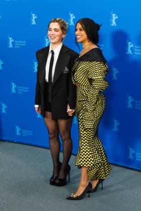 Photocall for Good Luck, Have Fun, Don™t Die , Grand Hyatt Berlin, Berlin, Germany Zazie Beetz and Haley Lu Richardson poses at the Photocall for Good Luck, Have Fun, Don™t Die during Berlinale (Berlin Film Festival) at Grand Hyatt Berlin, Berlin, , Germany on 13 February 2026., Credit:Julie Edwards Avalon Copyright: xJuliexEdwardsx xAvalonx 1074737065