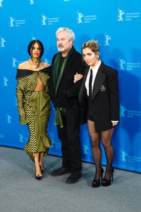 Photocall for Good Luck, Have Fun, Don™t Die , Grand Hyatt Berlin, Berlin, Germany Zazie Beetz, Gore Verbinski and Haley Lu Richardson poses at the Photocall for Good Luck, Have Fun, Don™t Die during Berlinale (Berlin Film Festival) at Grand Hyatt Berlin, Berlin, , Germany on 13 February 2026., Credit:Julie Edwards Avalon Copyright: xJuliexEdwardsx xAvalonx 1074737069