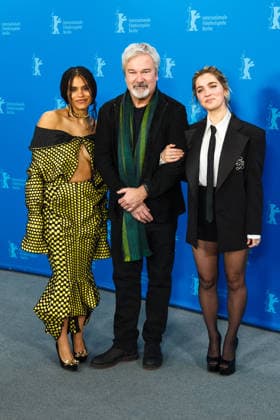 Photocall for Good Luck, Have Fun, Don™t Die , Grand Hyatt Berlin, Berlin, Germany Zazie Beetz, Gore Verbinski and Haley Lu Richardson poses at the Photocall for Good Luck, Have Fun, Don™t Die during Berlinale (Berlin Film Festival) at Grand Hyatt Berlin, Berlin, , Germany on 13 February 2026., Credit:Julie Edwards Avalon Copyright: xJuliexEdwardsx xAvalonx 1074737075