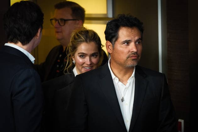 Photocall for Good Luck, Have Fun, Don™t Die , Grand Hyatt Berlin, Berlin, Germany Haley Lu Richardson and Michael Pena poses at the Photocall for Good Luck, Have Fun, Don™t Die during Berlinale (Berlin Film Festival) at Grand Hyatt Berlin, Berlin, , Germany on 13 February 2026., Credit:Julie Edwards Avalon Copyright: xJuliexEdwardsx xAvalonx 1074737119