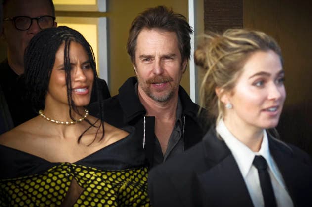Zazie Beetz, Sam Rockwell und Haley Lu Richardson beim Photocall zum Kinofilm Good Luck, Have Fun, Don t Die auf der Berlinale 2026 76. Internationale Filmfestspiele Berlin im Hotel Grand Hyatt. Berlin, 13.02.2026