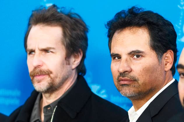 Sam Rockwell und Michael Pena beim Photocall zum Kinofilm Good Luck, Have Fun, Don t Die auf der Berlinale 2026 76. Internationale Filmfestspiele Berlin im Hotel Grand Hyatt. Berlin, 13.02.2026