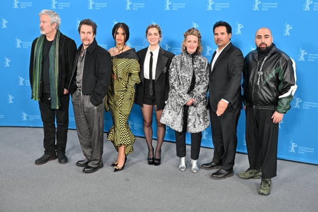 76th Berlin Film Festival Photocall Good Luck Have Fun Dont Die Gore Verbinski, Sam Rockwell, Zazie Beetz, Haley Lu Richardson, Tricia Tuttle, Michael Pena, Asim Chaudhry attending the photocall of the movie Good Luck, Have Fun, Don t Die during 76th Berlin International Film Festival in Berlin, Germany on 13 February 2026. Photo by Julien Reynaud APS-Medias ABACAPRESS.COM Berlin  Copyright: xReynaudxJulien APS-Medias ABACAx