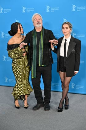 76th Berlin Film Festival Photocall Good Luck Have Fun Dont Die Zazie Beetz, Gore Verbinski, Haley Lu Richardson attending the photocall of the movie Good Luck, Have Fun, Don t Die during 76th Berlin International Film Festival in Berlin, Germany on 13 February 2026. Photo by Julien Reynaud APS-Medias ABACAPRESS.COM Berlin  Copyright: xReynaudxJulien APS-Medias ABACAx