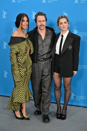 76th Berlin Film Festival Photocall Good Luck Have Fun Dont Die Zazie Beetz, Sam Rockwell, Haley Lu Richardson attending the photocall of the movie Good Luck, Have Fun, Don t Die during 76th Berlin International Film Festival in Berlin, Germany on 13 February 2026. Photo by Julien Reynaud APS-Medias ABACAPRESS.COM Berlin  Copyright: xReynaudxJulien APS-Medias ABACAx