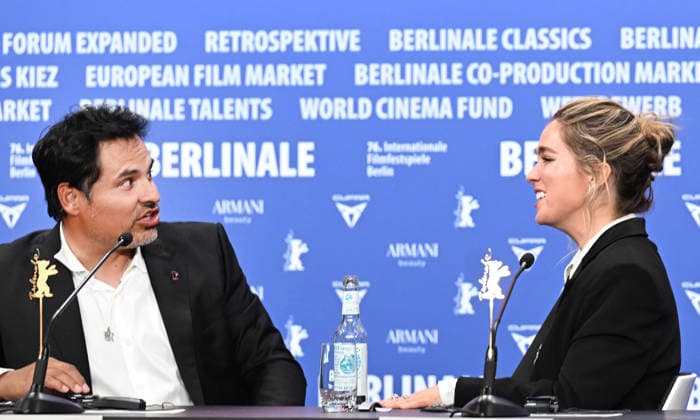 76th Berlinale International Film Festival Good Luck, Have Fun, Don t Die press conference at Grand Hyatt Hotel Featuring: Michael Pena, Haley Lu Richardson Where: Berlin, Germany When: 13 Feb 2026 Credit: Cover Images EDITORIAL USE ONLY. NOT FOR USE BY NEWSPAPERS BASED IN THE UK. Copyright: xx coverimg55465837