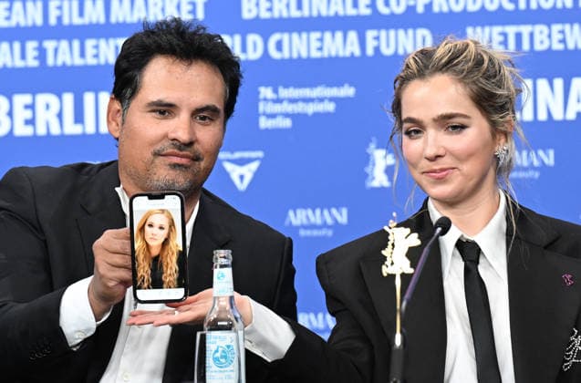 76th Berlinale International Film Festival Good Luck, Have Fun, Don t Die press conference at Grand Hyatt Hotel Featuring: Michael Pena, Haley Lu Richardson Where: Berlin, Germany When: 13 Feb 2026 Credit: Cover Images EDITORIAL USE ONLY. NOT FOR USE BY NEWSPAPERS BASED IN THE UK. Copyright: xx coverimg55465840