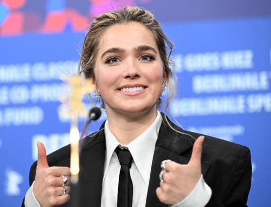 76th Berlinale International Film Festival Good Luck, Have Fun, Don t Die press conference at Grand Hyatt Hotel Featuring: Haley Lu Richardson Where: Berlin, Germany When: 13 Feb 2026 Credit: Cover Images EDITORIAL USE ONLY. NOT FOR USE BY NEWSPAPERS BASED IN THE UK. Copyright: xx coverimg55465814