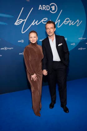 Anna Maria Muehe und Lucas Gregorowicz bei der ARD Blue Hour im Rahmen der 76. Berlinale am 13.02.2026 in Berlin ARD Blue Hour in Berlin