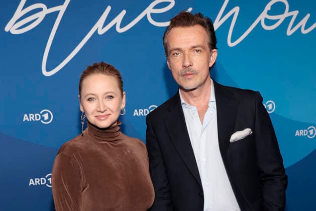 Anna Maria Muehe und Lucas Gregorowicz bei der ARD Blue Hour im Rahmen der 76. Berlinale am 13.02.2026 in Berlin ARD Blue Hour in Berlin