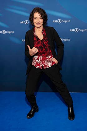 Ulrike Folkerts bei der ARD Blue Hour im Rahmen der 76. Berlinale am 13.02.2026 in Berlin ARD Blue Hour in Berlin
