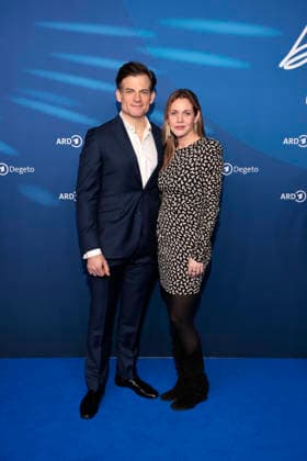 Torben Liebrecht und Felicitas Woll bei der ARD Blue Hour im Rahmen der 76. Berlinale am 13.02.2026 in Berlin ARD Blue Hour in Berlin