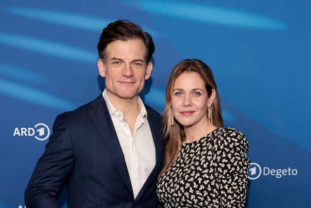 Torben Liebrecht und Felicitas Woll bei der ARD Blue Hour im Rahmen der 76. Berlinale am 13.02.2026 in Berlin ARD Blue Hour in Berlin