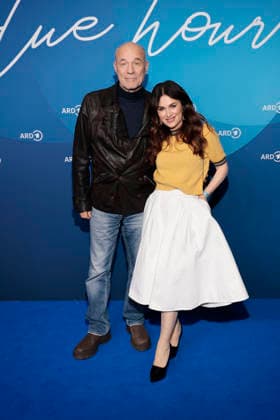 Heiner Lauterbach und Viktoria Lauterach bei der ARD Blue Hour im Rahmen der 76. Berlinale am 13.02.2026 in Berlin ARD Blue Hour in Berlin
