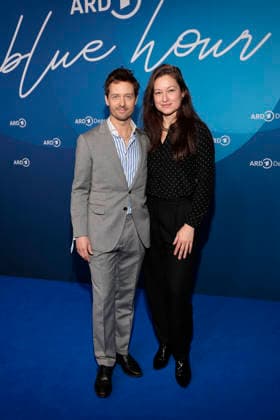 Tom Schilling und Annie Mosebach bei der ARD Blue Hour im Rahmen der 76. Berlinale am 13.02.2026 in Berlin ARD Blue Hour in Berlin