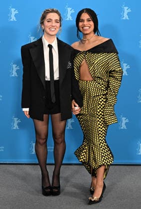 Photocall for the film Good Luck, Have Fun, Don t Die at the 76th Berlin International Film Festival (Berlinale 2026) at the Grand Hyatt Hotel Featuring: Zazie Beetz and Haley Lu Richardson Where: Berlin, Germany When: 13 Feb 2026 Credit: Cover Images EDITORIAL USE ONLY. NOT FOR USE BY NEWSPAPERS BASED IN THE UK. Copyright: xx coverimg55466158